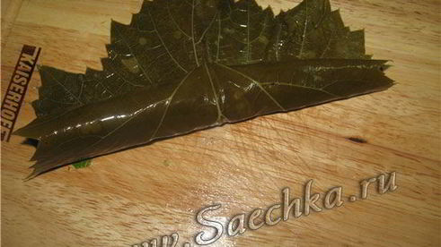 долма из виноградных листьев в мультиварке