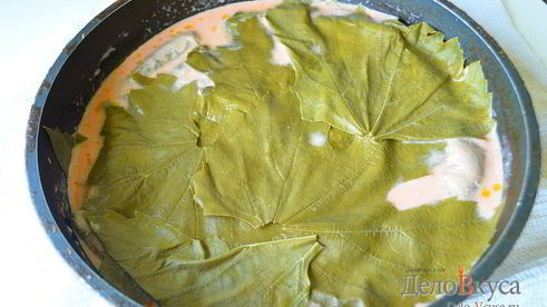 долма из виноградных листьев