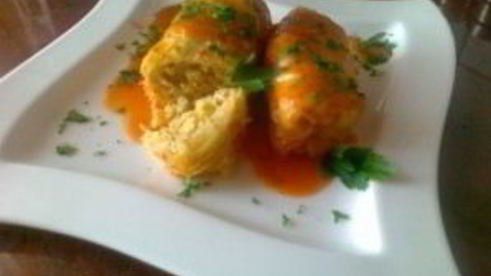 голубцы с куриным фаршем