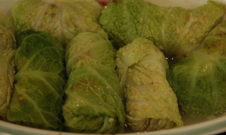 Рецепт голубцов с лисичками и пореем