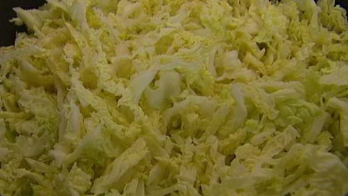 голубцы с лисичками и пореем