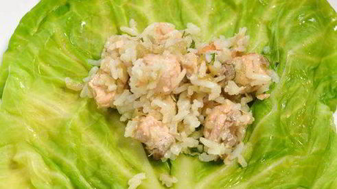 голубцы с рыбой