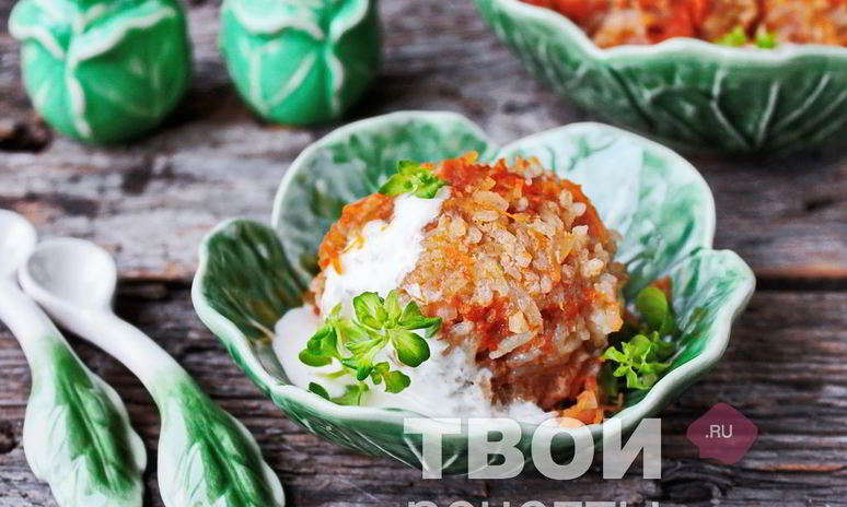 Рецепт ленивых голубцов с рисом