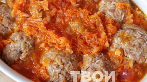 ленивые голубцы с рисом