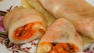 Маринованные голубцы с морковью по-корейски