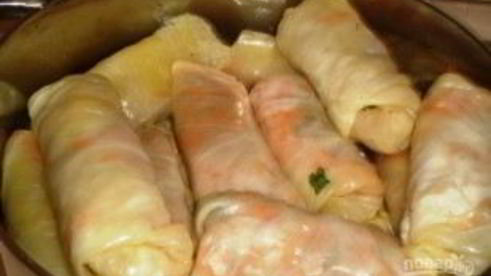 маринованные голубцы с морковью по-корейски