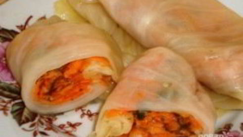 маринованные голубцы с морковью по-корейски
