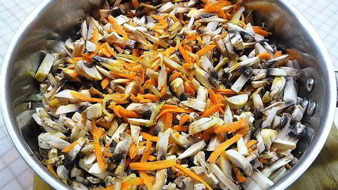 постные голубцы с пшеном и грибами