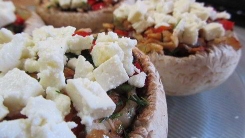 фаршированные грибы