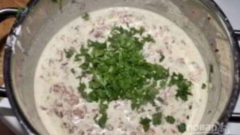 фаршированные шампиньоны в сметане