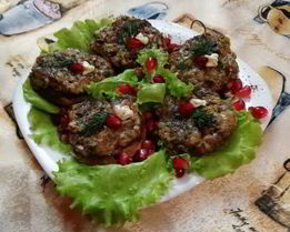 Фаршированные шляпки шампиньонов