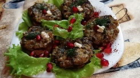 фаршированные шляпки шампиньонов