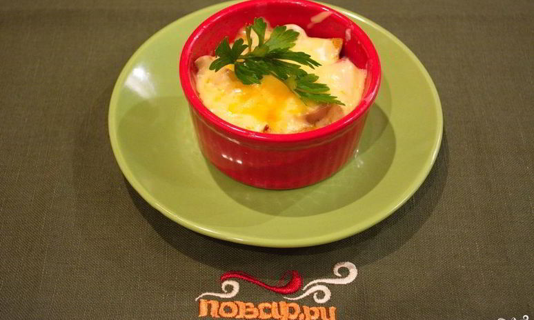 Рецепт грибов с помидорами