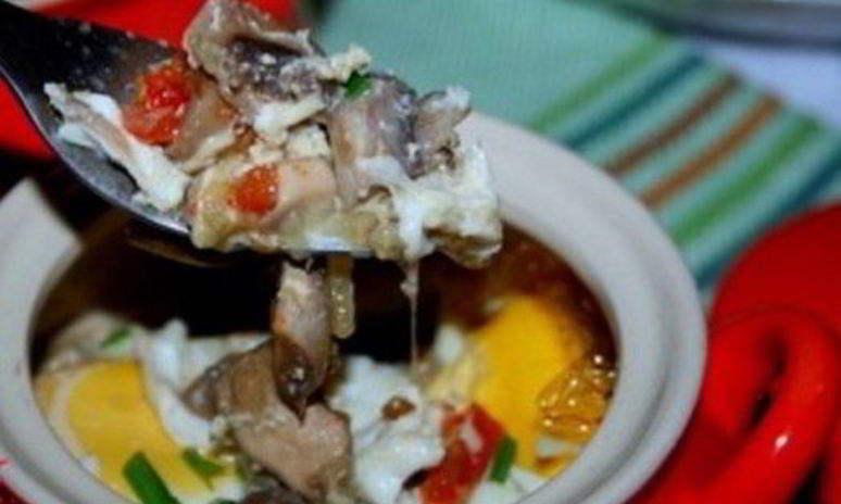 Рецепт грибов в духовке в горшочке