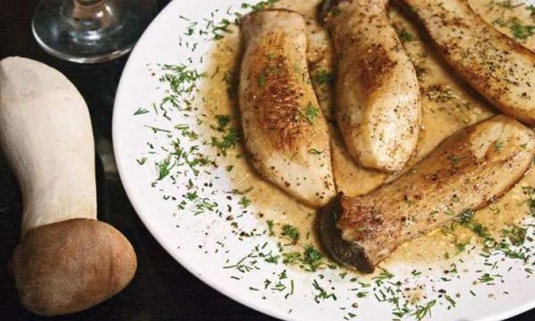 Рецепт грибов в сливочном соусе