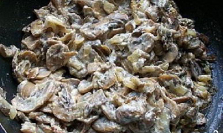 Рецепт грибов в сметане