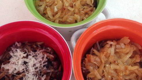 опята, запеченные в сырном соусе