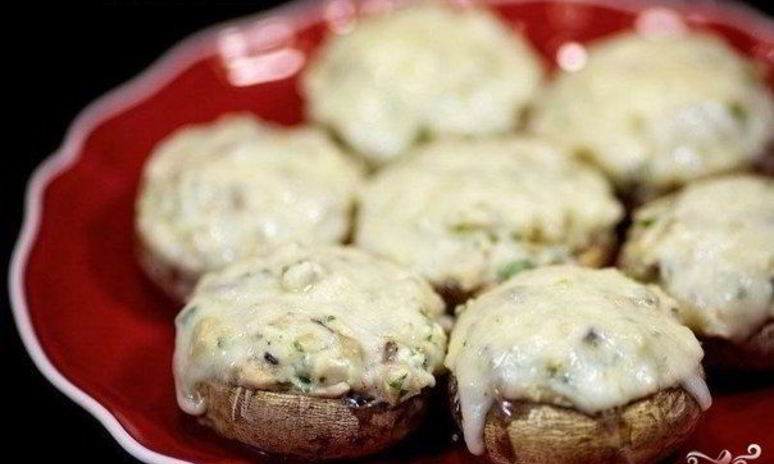 Рецепт шампиньонов с курицей и сыром