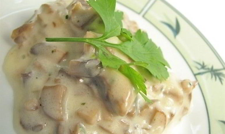 Рецепт тушеных шампиньонов