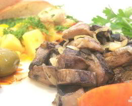 Запеченные подосиновики