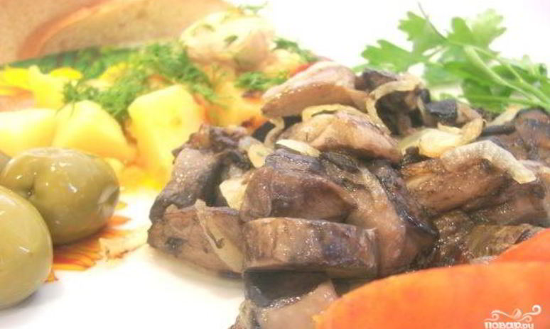 Рецепт запеченных подосиновиков