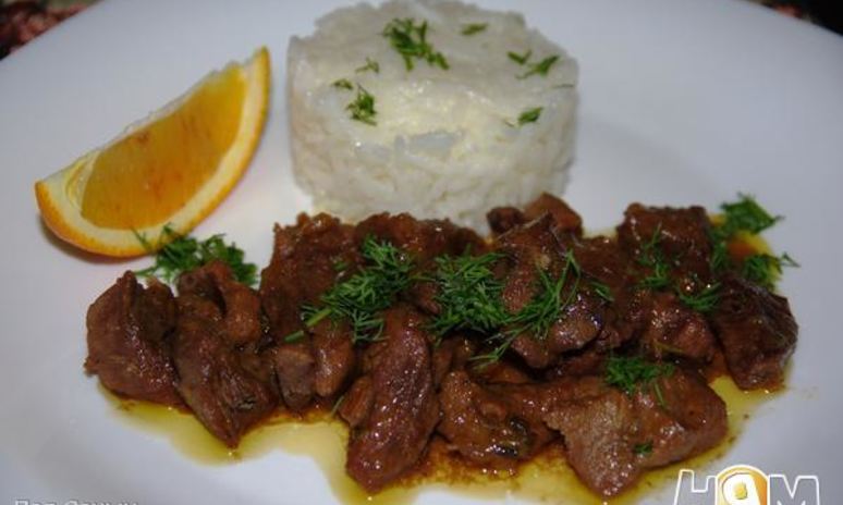 Рецепт гуляша из барашка под апельсиновым соусом