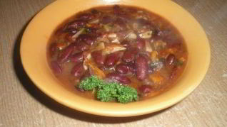 Гуляш из фасоли