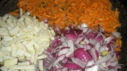 гуляш из фасоли