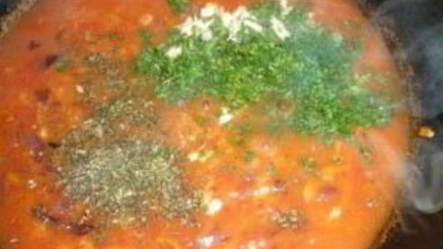 гуляш из фасоли