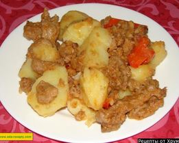 Гуляш с картошкой