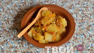 Постный картофельный гуляш