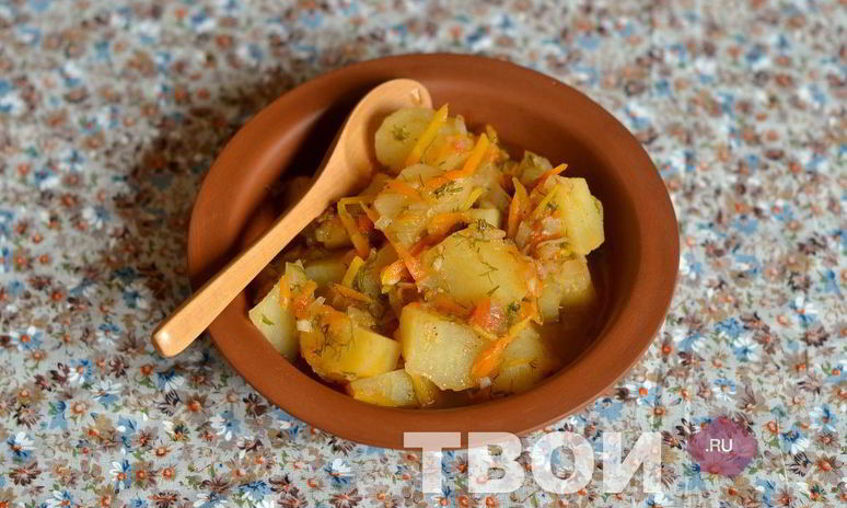 Рецепт постного картофельного гуляша