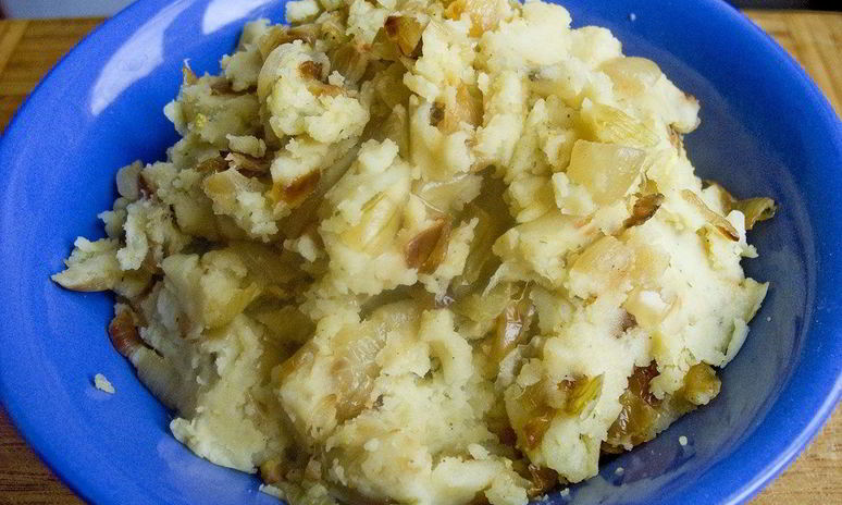 Рецепт картофельного пюре без масла