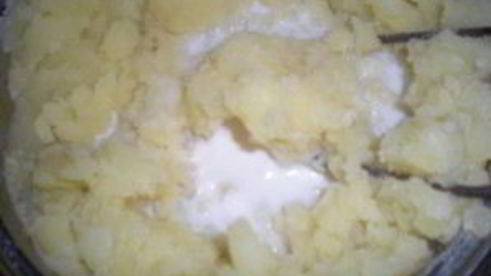 картофельное пюре без масла