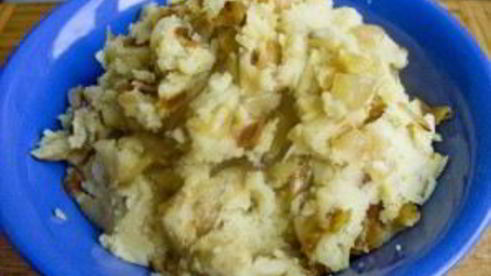 картофельное пюре без масла