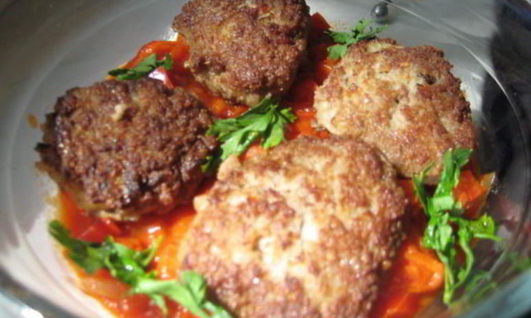 Рецепт гречаников с овощным соусом