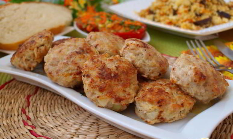 Рецепт индюшиных котлет с кус-кусом