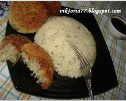 Капустные котлеты с ароматным кус-кусом