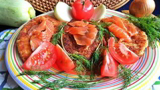 Картофельные котлеты с рыбой