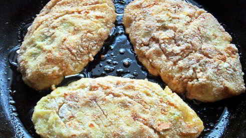 картофельные котлеты с рыбой