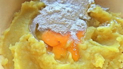 картофельные котлеты с рыбой