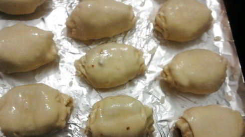 котлета в слоеном тесте