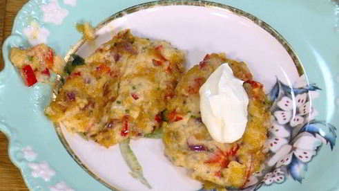 котлетки из фасоли со сладким перцем и чили