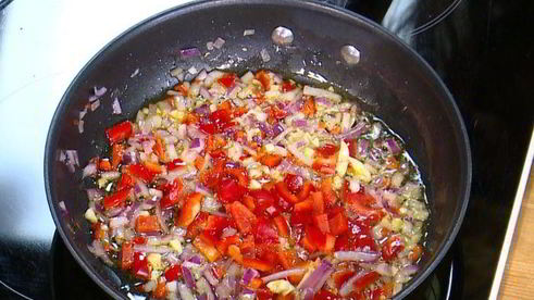 котлетки из фасоли со сладким перцем и чили