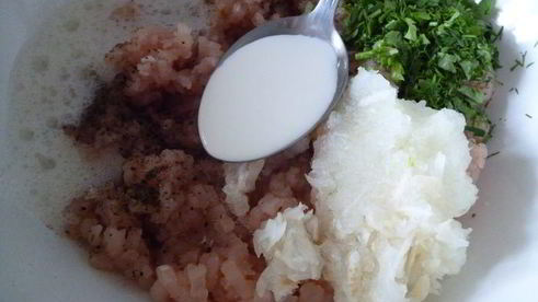 котлеты из говядины и курицы без хлеба