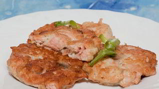 Котлеты из кижуча