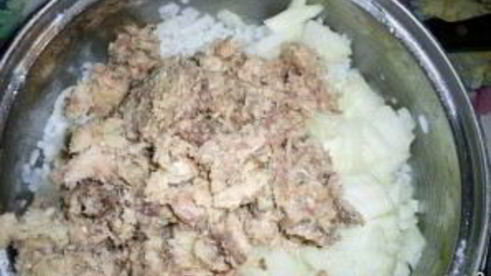 котлеты из консервов с рисом