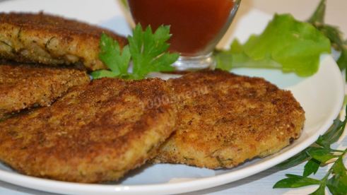 котлеты из консервы сардины с рисом