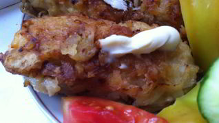 Котлеты из куриной грудки в картофельной панировке