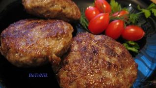 Котлеты из печени и мяса